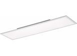 JUST LIGHT Deckenleuchte "FLAT", weiß, 1, H: 6cm, 1 Stk., Leuchten, CCT - Farbtemperaturregelung, Dimmbar über Funkfernbedienung, Deckenleuchte