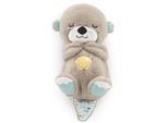 Plüschfigur FISHER-PRICE "Schlummer-Otter", grau, Plüschfiguren, KinderB:15cm H:33,5cm T:15cm, Flausch, Plüschfigur, Einschlafhilfe, mit sanftem Licht, B:15cm H:33,5cm T:15cm