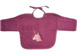 Lätzchen WÖRNER "Einhorn Ärmellätzchen", Baby, light mauve, Baumwolle, Lätzchen Lätzchen, mit Ärmeln, maschinenwaschbar, trocknergeeignet