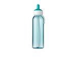 Trinkflasche MEPAL "Wasserflasche Flip-Up Campus 500 ml", blau (türkis), 500ml, Trinkflaschen, Trinkflasche