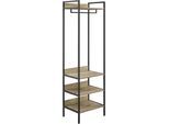 Garderobenschrank OTTO HOME "Tayler", naturfarben, B:52cm H:180cm T:40cm, FSC-zertifizierter Holzwerkstoff, Schränke, Garderobenschrank, pflegeleichte Melaminoberfläche, Metallgestell, natürliche ABS-Kanten