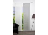 Schiebegardine VISION S "ROM" Gr. 1, grau, B:60cm H:260cm, Polyester, Gardinen, Schiebegardine, HxB: 260x60, Schiebevorhang Bambusoptik Digitaldruck