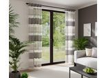 Vorhang HOMING "Kamar" Gr. 1, grau, B:140cm H:245cm, Polyester, Gardinen, Vorhang, Fertigschal Kamar