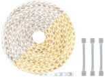 PAULMANN LED-Streifen "MaxLED500 Einzelstripe, Adapterkabel 20m Tunable White 72W 550lm/m", silber (silberfarben), Dioden 1.200 Stk. Flammen 1 Stk., Gesamtlänge 20,11m, Lichterketten, Tunable White 72W 550lm/m, LED-Streifen