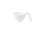 Schale VILLEROY & BOCH "Cup mit Griff Flow 330 ml weiß", weiß, Schüsseln, Schale