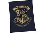 Wohndecke HARRY POTTER "Harry Potter", schwarz, B:150cm L:200cm, Polyester, Wohndecken, Wohndecke, mit tollem Harry Potter Motiv, Kuscheldecke