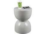 Beistelltisch MIRRORS AND MORE "GUARA", grau, B:38cm H:51cm, Tische, Beistelltisch