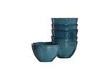 Schale LEONARDO "Keramikschalen Matera ø 15,3 cm 6er Set", blau, L:15,3cm, Schüsseln, Schale