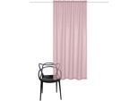 Gardine HOME WOHNIDEEN "DOLLY" Gr. 2, rosa (altrose), B:140cm H:175cm, Voile, Polyester, Gardinen, Gardine, transparent