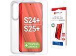 DISPLEX Displayschutzglas "Real Glass + Case", transparent, B:9,3cm H:1,5cm T:20mm, Displayfolien, Displayschutzfolie Displayschutz Rundumschutz 360 Grad splitterfest, Displayschutzglas