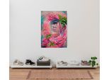 Leinwandbild KOMAR "Hawaiana - Größe 40 x 60 cm", bunt (farbe bild(er): bunt), B:40cm, Holz, Papier, Bilder, Leinwandbild, Keilrahmenbild mi Echtholzrahmen