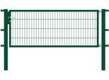 Zauneinzeltür ALBERTS "Flexo", grün, B:200cm H:80cm, Stahl, Tore, Zauneinzeltür, 200 cm Breite, in versch. Höhen