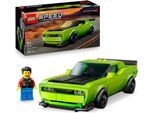 Konstruktionsspielsteine LEGO "Dodge Challenger SRT Hellcat Sportwagen (77237), LEGO Speed Champions", grün (bunt), Spielbausteine, Kinder, Kunststoff, Konstruktionsspielsteine, Made in Europe
