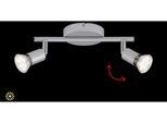 BRILONER LEUCHTEN LED Deckenleuchte "RAY", silber (weiß, neutral), Leuchten, LED Deckenleuchte