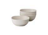 Schale MEPAL "Schalen Silueta 250 ml 4er Set", weiß (nordic weiß), L:11cm, Schüsseln, Schale
