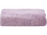 Duschtuch DONE. "Provence Honeycomb", rosa (altrosa), B:70cm L:140cm, Walkfrottier, Obermaterial: 100% Baumwolle, Handtücher, Duschtuch, Uni Farben, in Honigwaben-Optik, mit Fransen