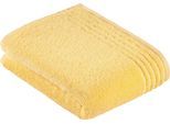 Badetuch VOSSEN "Vienna Style Supersoft", gelb (citro), B:67cm L:140cm, Walkfrottee, Baumwolle, Handtücher, Badetuch, Supersoft Baumwolle