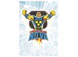 Wandtattoo KOMAR "Nova Comic Classic - Größe 50 x 70 cm", bunt, B:50cm H:70cm, Folie, Wandtattoos, Wandtattoo, selbstklebend, Wandsticker, Kinderzimmer