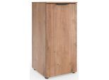 Kommode WIMEX "Level by fresh to go", braun (plankeneiche nachbildung), B:41cm H:92cm T:41cm, Holzwerkstoff, Sideboards, Kommode, 1-türig mit soft-close Funktion, 41cm breit, 92cm hoch