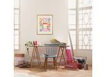 Wandbild KOMAR "Disney Winnie the Pooh Happy Botanical", bunt (farbe bild(er): bunt), Disney, 1 Stk., Vlies, Bilder, Wandbild, 50 x 70 cm (Breite x Höhe) - Kinderzimmer, Dekoration