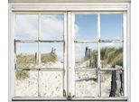 Wandsticker QUEENCE "Dünen", beige (natur), B:90cm H:60cm, Wandtattoos, Wandsticker, Wandsticker, Wandbild, selbstklebend, Dünen, Sand, 3D