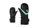 Fäustlinge ZIENER "LORIANO-Z AS MITTEN", Jungen, Gr. 5, grau (gray ink camo), Polyester, Handschuhe Fäustlinge