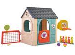 Spielhaus FEBER "Casual Activity 6 in 1", bunt, Spielhäuser, KinderB:138cm H:124cm T:232cm, Kunststoff, Spielhaus, Made in Europe, B:138cm H:124cm T:232cm