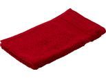 Gaestehandtuecher GÖZZE "New York", rot (bordeaux), B:30cm L:50cm, Frottier, Obermaterial: 100% Baumwolle, Handtücher, Gaestehandtuecher, im Set, moderne Uni-Farben, mit strukturierter Borte, reine Baumwolle