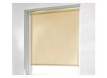 Seitenzugrollo K-HOME "Thermo Klemmfix-Rollo" Gr. 3, beige, B:60cm H:150cm, Polyester, Rollos, Seitenzugrollo, 1 Stück, Topseller