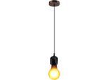 KAYOOM Hängeleuchte "Hängelampe Sigma IV", schwarz, 1, H: 36cm, 1 Stk., Leuchten, minimalistisch, modern, harmonisch, Hängeleuchte
