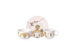 Kindergeschirr-Set VILLEROY & BOCH "Kindergeschirr Set Roar like a Lion 3er Set bunt", bunt, 3 tlg., Porzellan, Geschirr-Sets, Kindergeschirr-Set