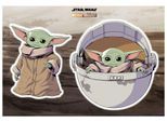 Wandtattoo KOMAR "Star Wars The Child - Größe 50 x 70 cm", bunt, B:50cm H:70cm, Folie, Wandtattoos, Wandtattoo, selbstklebend, Wandsticker, Kinderzimmer