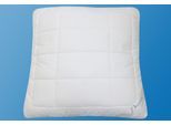Microfaserkissen DREAMS "Superflausch, Kissen in 40x80, 80x80 und weiteren Größen", weiß, B:80cm L:80cm, Bezug: 100% Polyester. Füllung: 100% Polyester, Kopfkissen, Microfaserkissen, Für Hausstauballergiker geeignet.