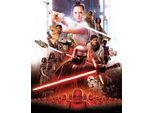 Bild KOMAR "Star Wars Movie Poster Rey", bunt (farbe bild(er): bunt), B:40cm H:50cm, Holz, Papier, Bilder, Bild, Wandbild zur Dekoration im Kinderzimmer - ohne Rahmen