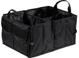 Aufbewahrungstasche HAMA "Auto Kofferraumtasche/Organizer, groß faltbar, 53 x 38,5 x 27 cm", schwarz, B:30,5cm H:5,5cm T:41cm, Polyester, Taschen, Aufbewahrungstasche, Auto Kofferraumtasche/Kofferraum Organizer, faltbar, 53x38,5x27 cm