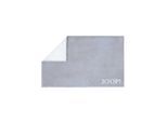Badematte JOOP "Badematte Classic Doubleface 1er Pack" Gr. S, grau (hellgrau), (50cm x 80cm ), Badematten, Badematte