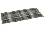 Bankauflage GO-DE, grau (grau, creme, anthrazit), B:115cm H:5,5cm T:45cm, Bezug: 65% Polyester, 35% Baumwolle, Polsterauflagen, Bankauflage