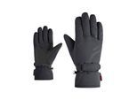 Skihandschuhe ZIENER "KEVA-Z PR glove lady", Damen, Gr. 7.5, schwarz, Obermaterial: 100% Polyester. Innenseite: 100% Polyester. Futter: 100% Polyester. Wattierung: 100% Polyester, Handschuhe Skihandschuhe