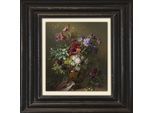 Leinwandbild QUEENCE "Blumen", bunt (farbe bild(er): bunt), B:40cm H:40cm T:2cm, Canvas, Holzrahmen, Bilder, Leinwandbild, Premium-Leinwandstoff, Handarbeit aus Deutschland, 40x40cm