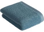 Badetuch VOSSEN "High Line", blau, B:67cm L:140cm, Walkfrottee, Obermaterial: 100% Baumwolle, Handtücher, Badetuch