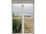 Leinwandbild QUEENCE "Ausblick", beige (farbe bild(er): natur), B:40cm H:60cm, Canvas, Holzrahmen, Bilder, Leinwandbild, Premium-Leinwandstoff