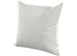 Kissenbezug WOLKENFELD "Mikrofaser Kissenbezug - Allergiker Kopfkissenbezug - unfassbar weich", weiß (hellgrau, weiß), B:80cm L:80cm, Microfaser, Obermaterial: 100% Polyester, Kissenbezüge, Kissenbezug, Größe 80x80, 40x80 und 70x90 cm; versteckter Reißverschluss