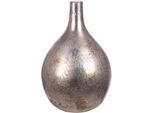 Bodenvase GILDE "Vase Peso, grau H.56 cm", grau, B:34cm H:56cm T:34cm, Glas, Vasen, Bodenvase