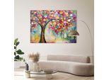 Wandbild REINDERS "Life Tree - colourful", bunt (farbe bild(er): bunt), B:140cm H:100cm T:3,1cm, MDF, Bilder, Wandbild