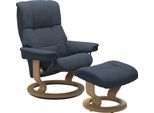 Fußhocker STRESSLESS "Mayfair", blau (blau dinamica), B:55cm H:38cm T:39cm, Leder BATICK: BATICK ist ein leicht korrigiertes, durchgefärbtes und genarbtes Möbelleder, bei dem die meisten Unebenheiten und Spuren in der Regel entfernt wurden.;Leder PALOMA: PALOMA ist ein durchgefärbtes Semianilin-Möbelleder mit natürlicher Narbung.;ROHLEDER Stoff Q2 FARON: Ein fester zuverlässiger Bouclé mit einem s