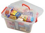Kaufladensortiment TANNER "Big Value Box inklusive vielerlei Markenminiaturen", bunt, Kaufladensortimente, Kinder, Kunststoff, Papier, Kaufladensortiment, Made in Germany