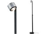 PAULMANN LED Stehlampe "Aldan", schwarz (schwarz, aluminiumfarben), 1, Ø 27,5cm H: 112cm, 1 Stk., Leuchten, LED Stehlampe