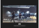 Bild KOMAR "Star Wars Classic RMQ Yavin Y-Wing", bunt (farbe bild(er): bunt), B:40cm H:30cm, Holz, Papier, Bilder, Bild, Wandbild zur Dekoration im Kinderzimmer - ohne Rahmen
