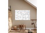 Bild QUEENCE "Wildtiere", weiß (farbe bild(er): weiß), B:90cm H:60cm T:0,4cm, Alu Dibond, Bilder, Bild, DIY Wandbild aus Dibond