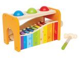 Spielzeug-Musikinstrument HAPE "Xylophon", bunt, Spielzeug-Musikinstrumente, KinderB:24cm H:15cm T:14cm, Spielzeug-Musikinstrument, Xylophon und Hammerspiel, B:24cm H:15cm T:14cm